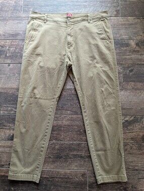 Levi's XX Chino Standard Taper Pants Mens 36x30 Casual Dark Tan Stretch 85226